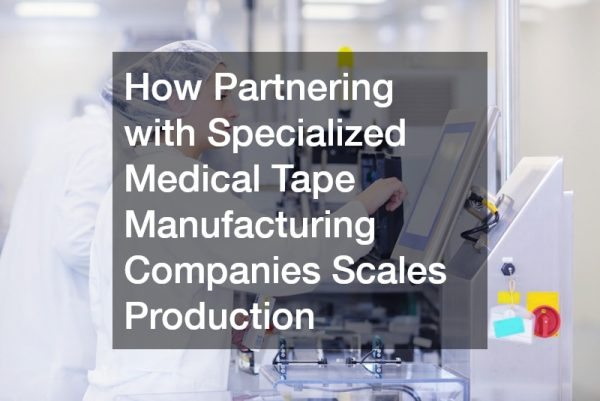 How Partnering with Specialized Medical Tape Manufacturing Companies Scales Production